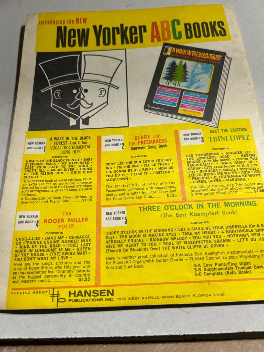 Gerry and the Pacemakers Souvenir Song Book - photo 2