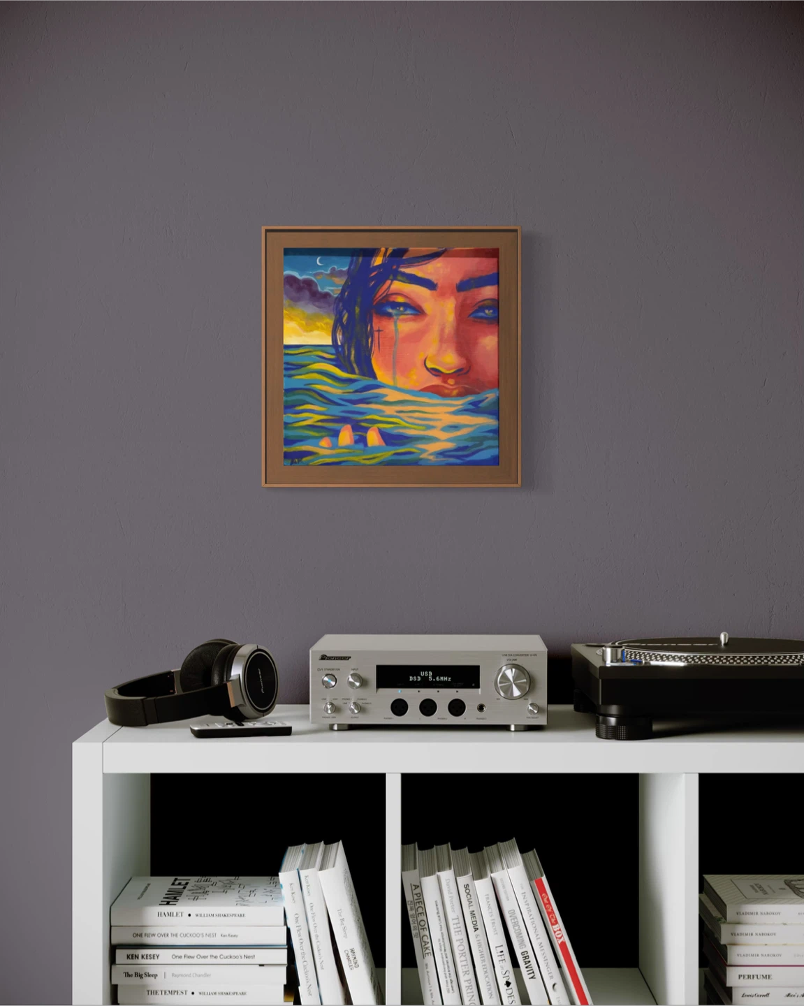 Framed "Drowning" Art Piece - photo 3