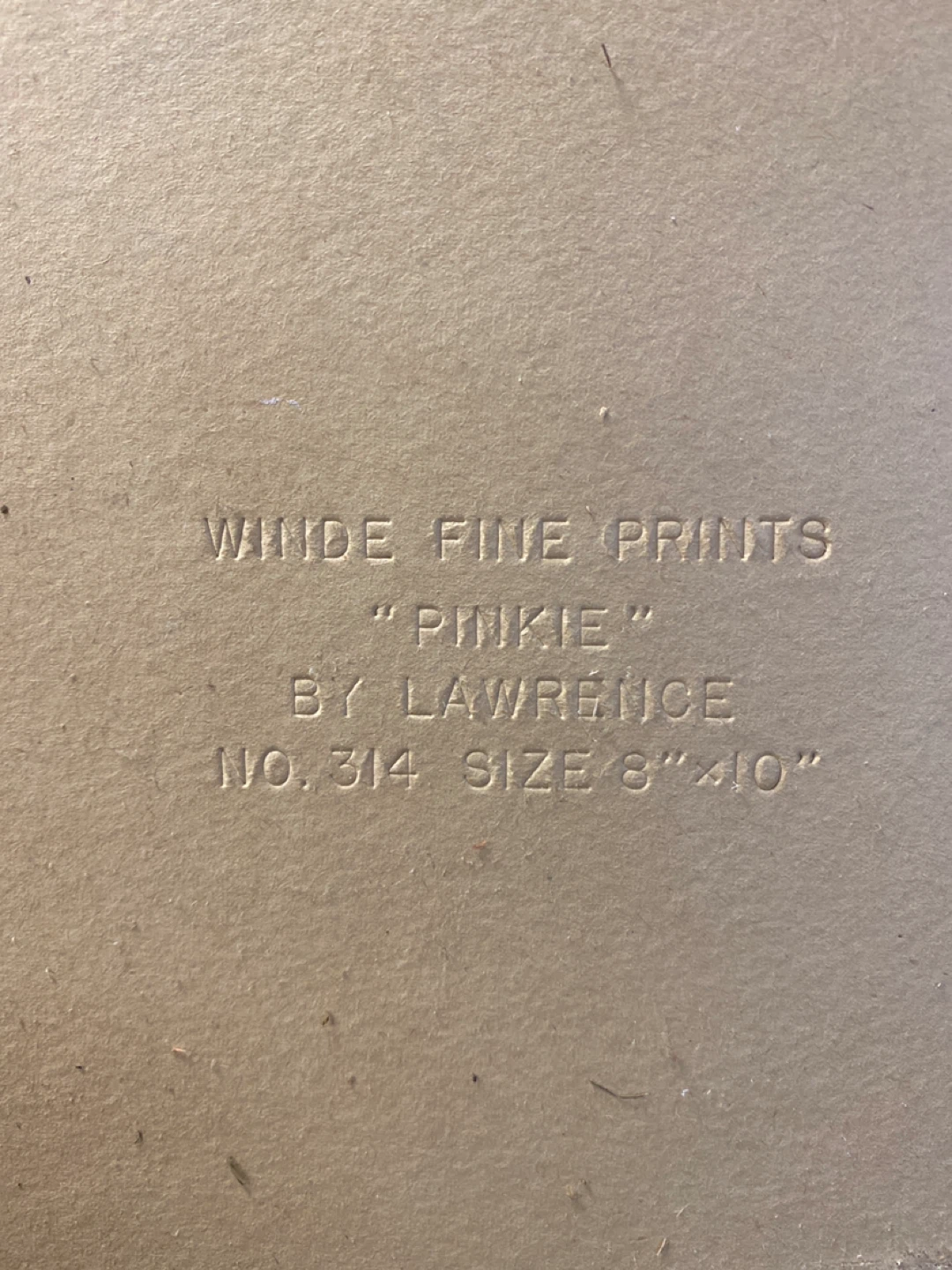 Winde Fine Prints "Pinkie" by Lawrence 8"x10" - photo 2