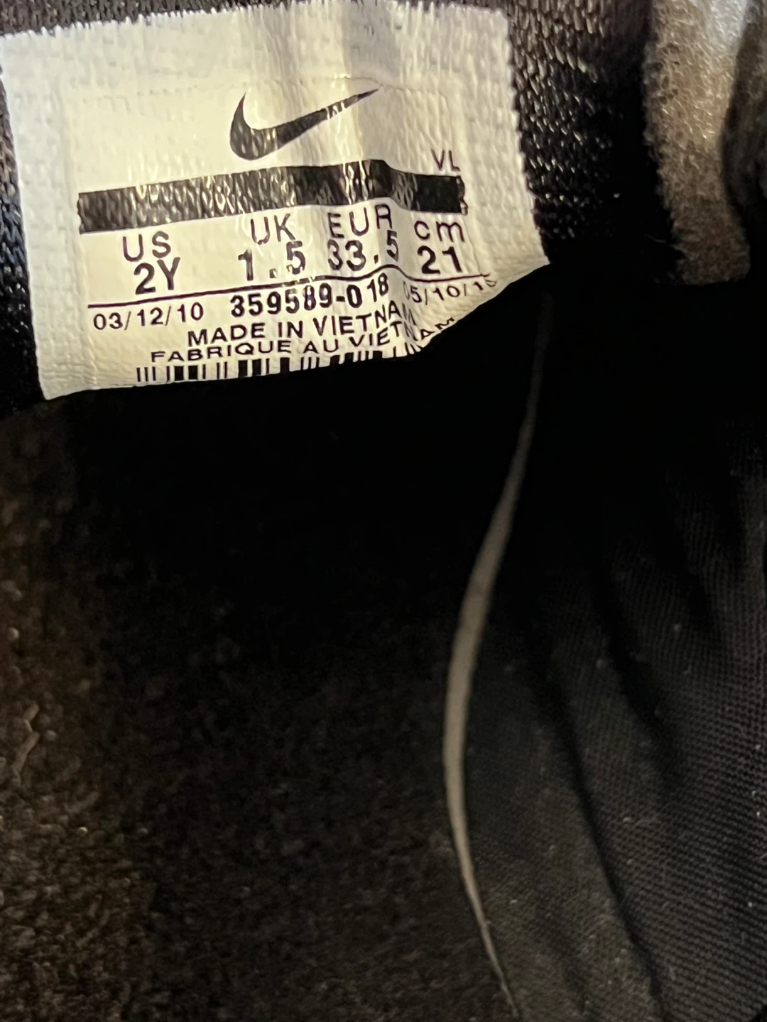 Nike Tiempo Natural Jr IC Indoor Soccer Shoes – Size 2Y - photo 5