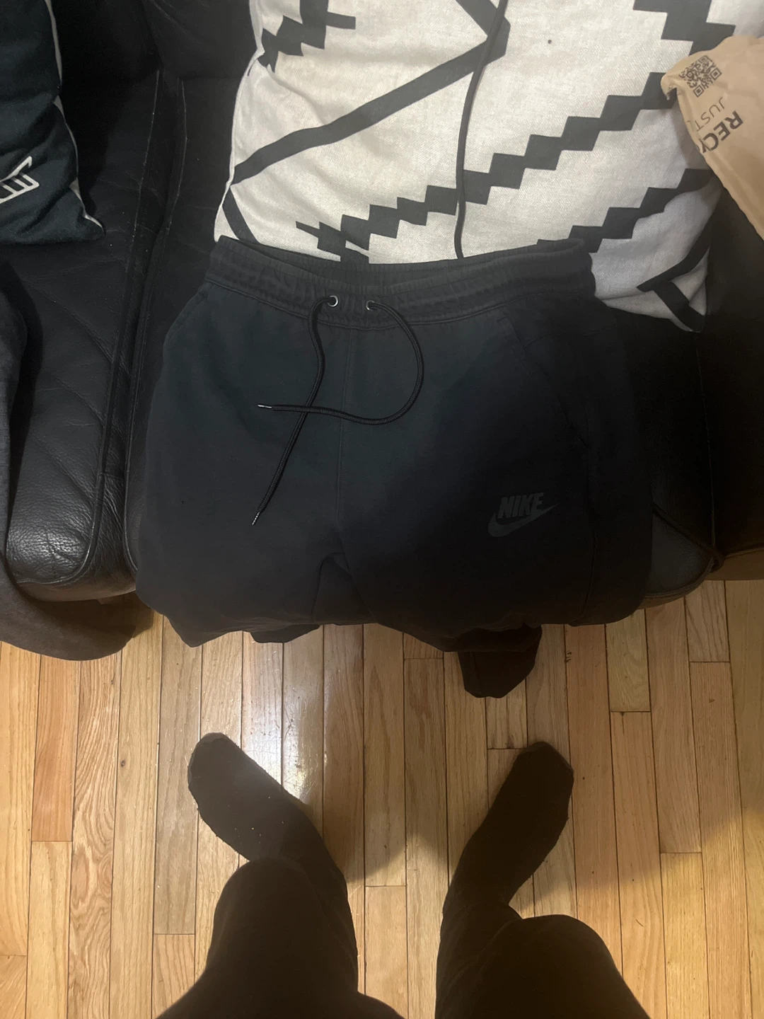 Nike Black Tech Fleece Jogger Pants