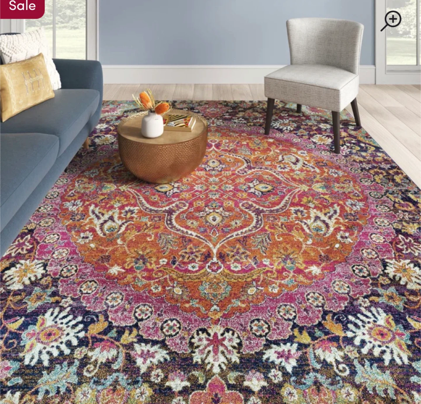 Area Rug - Bohemian Medallion Design