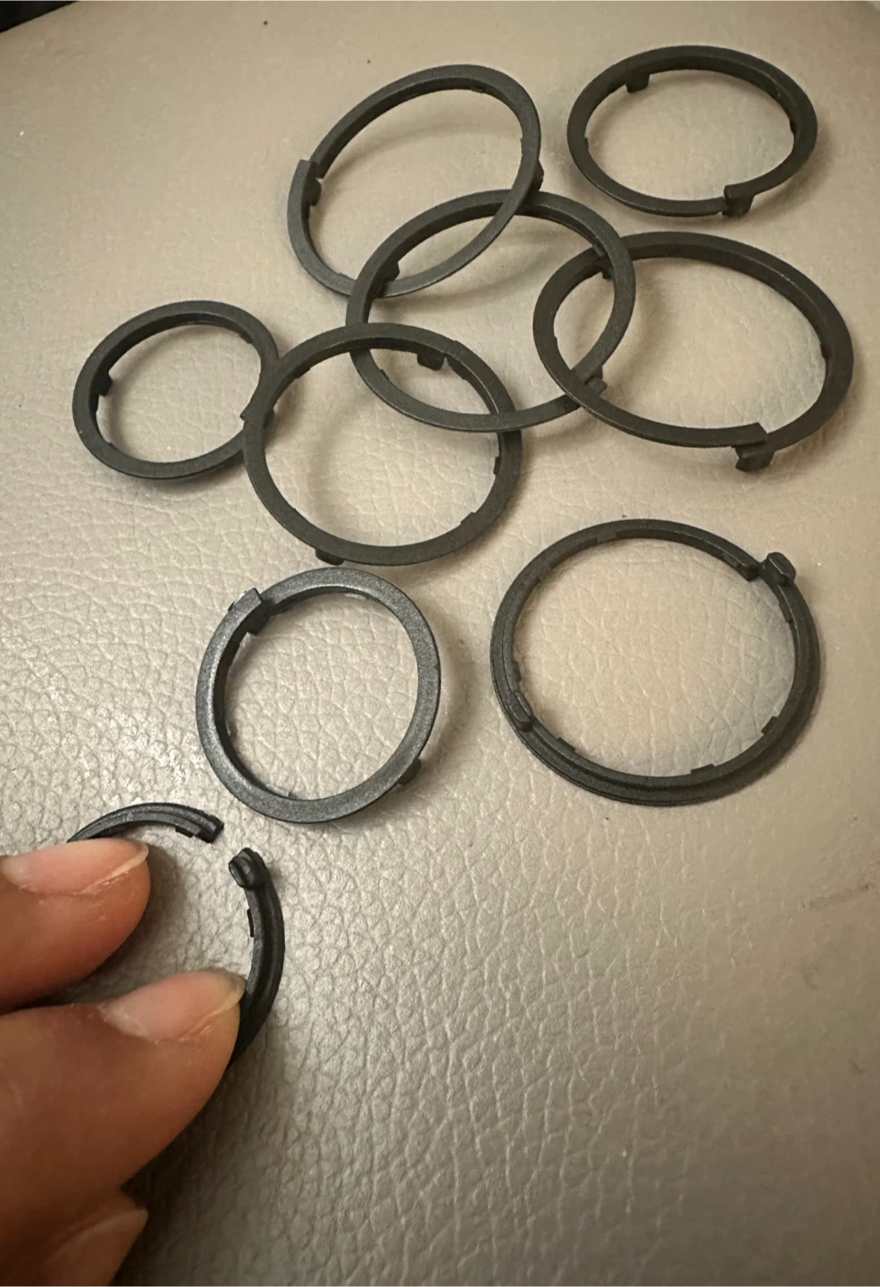 Plastic Spacer Rings, Retaining Clips, Locking Rings