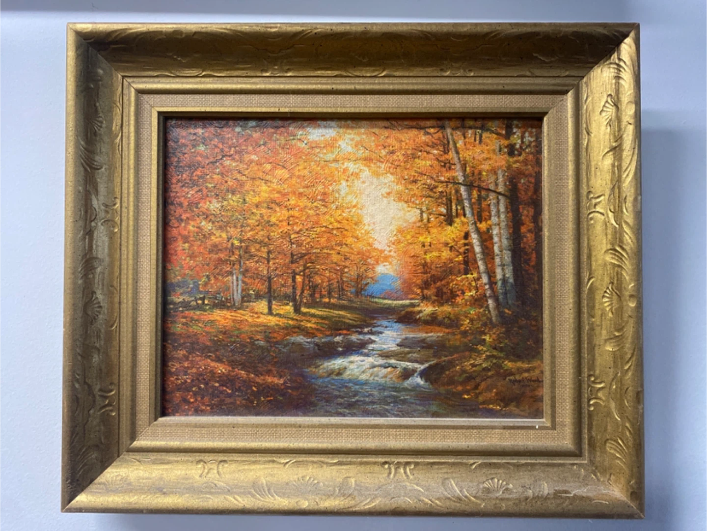 Robert Wood "Autumn Leaves" Print 8"x10"