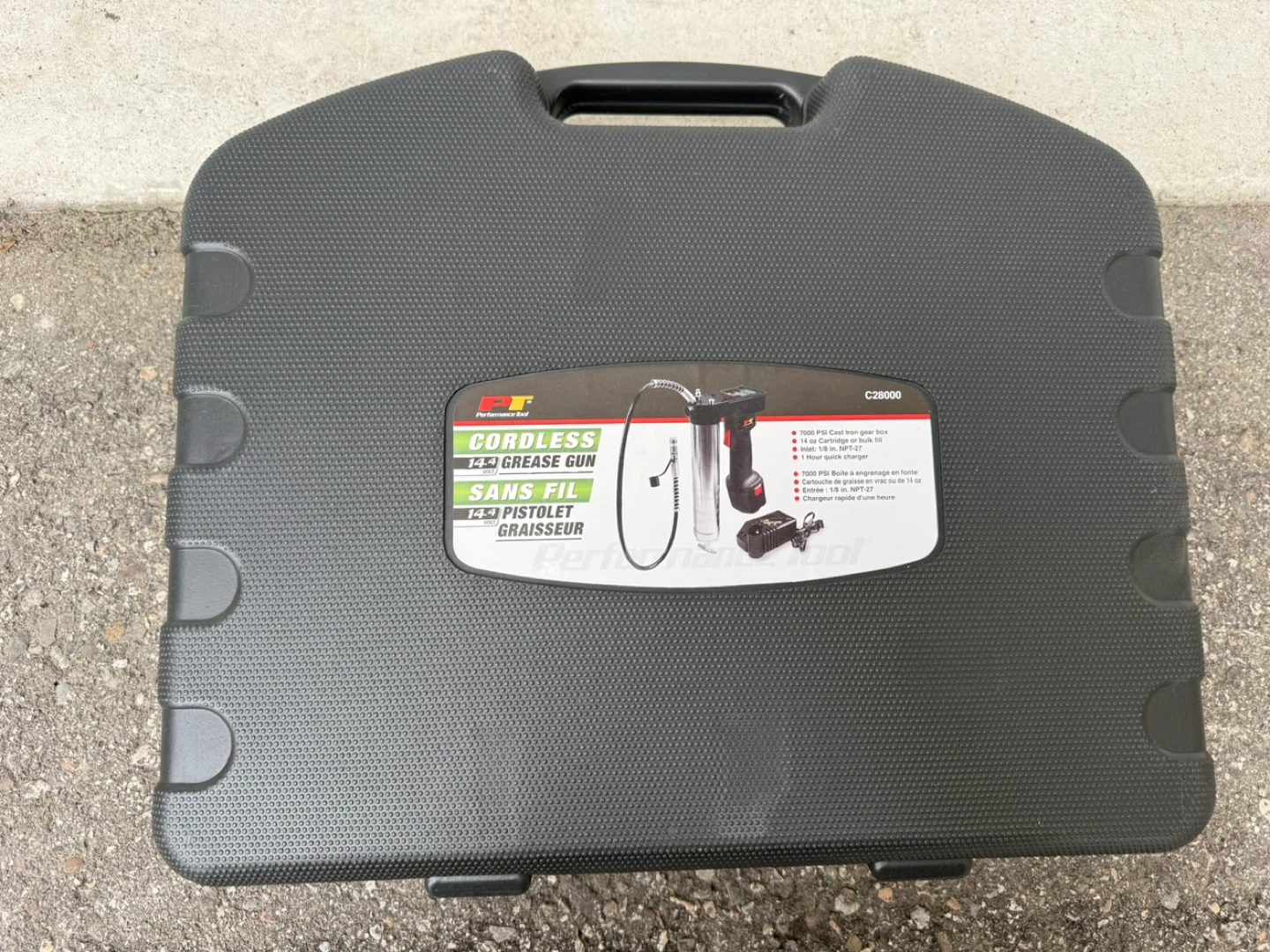 Performance Tool 14.4 Volt Cordless Grease Gun Kit - photo 2