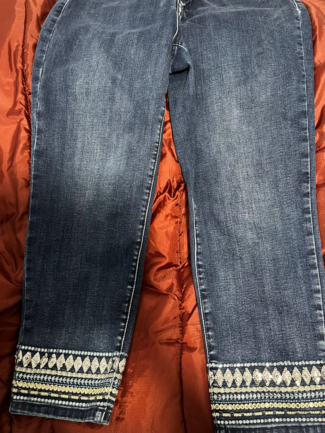 Laura Scott Embellished Denim Jeans - photo 3