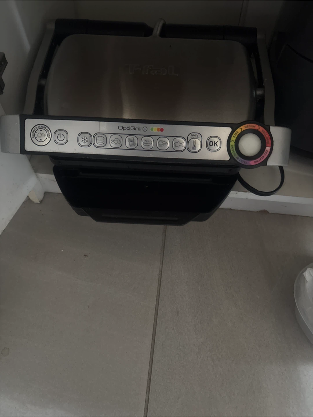 T-fal OptiGrill+ Stainless Steel - Smart Indoor Grill