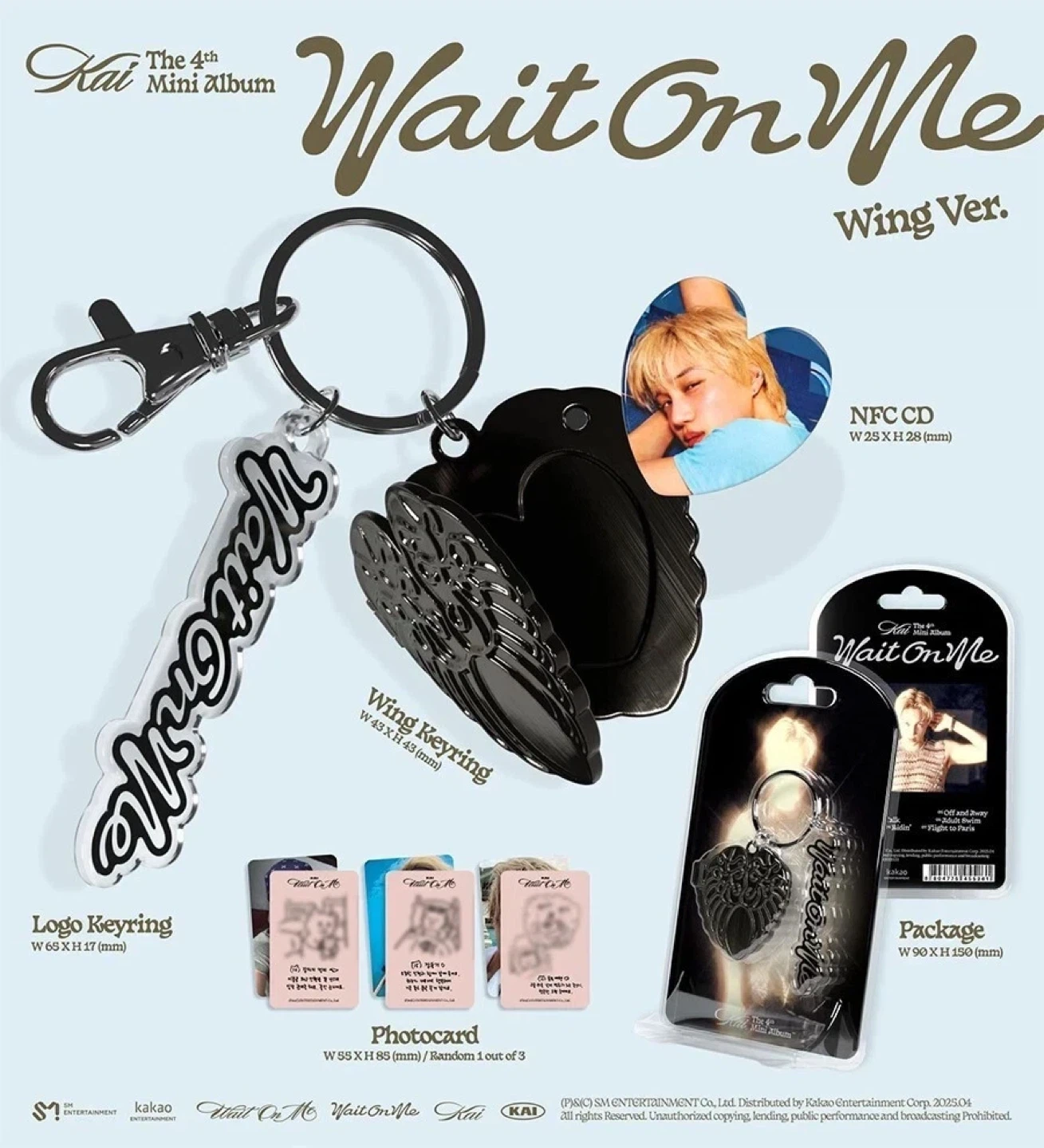 EXO KAI [WAIT ON ME] 4th Mini Album WING Ver - photo 4