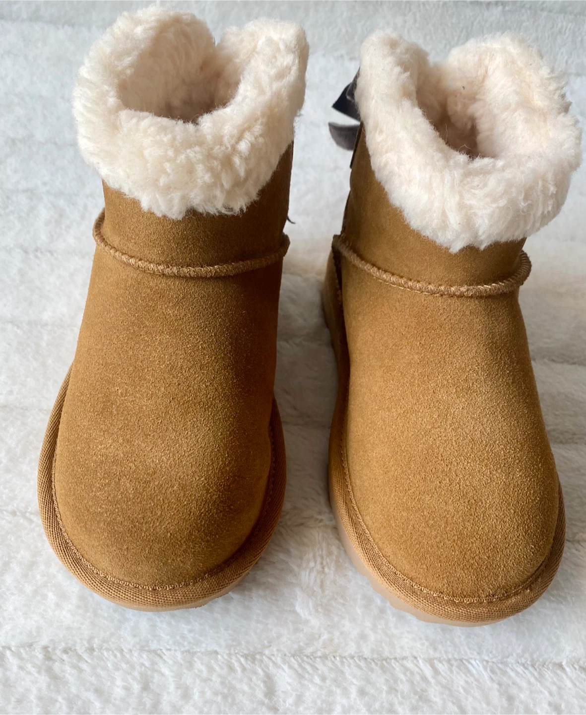 NEW! UGG Kids Mini Bailey Mixed Bow Boots - photo 4