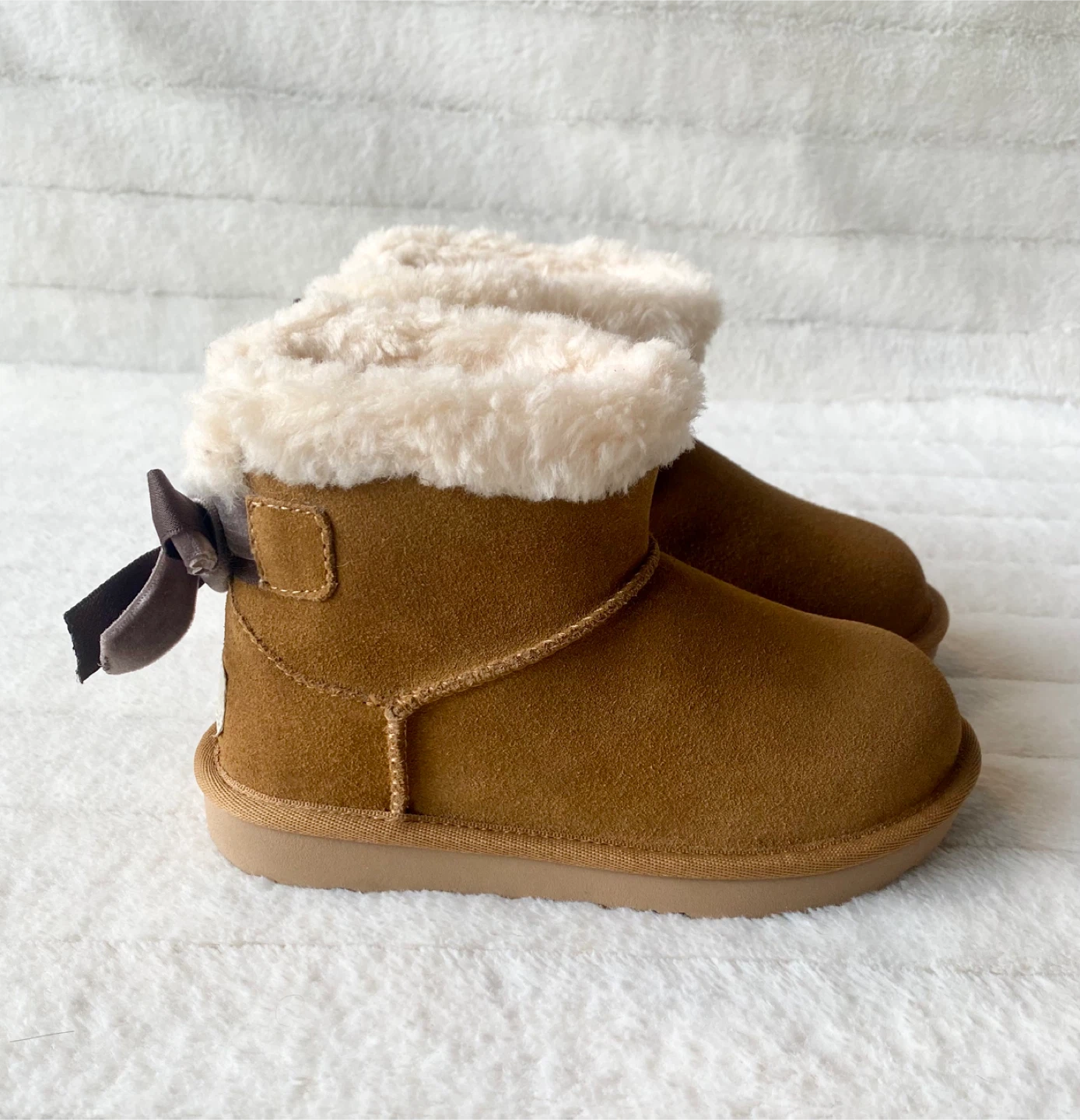 NEW! UGG Kids Mini Bailey Mixed Bow Boots - photo 2
