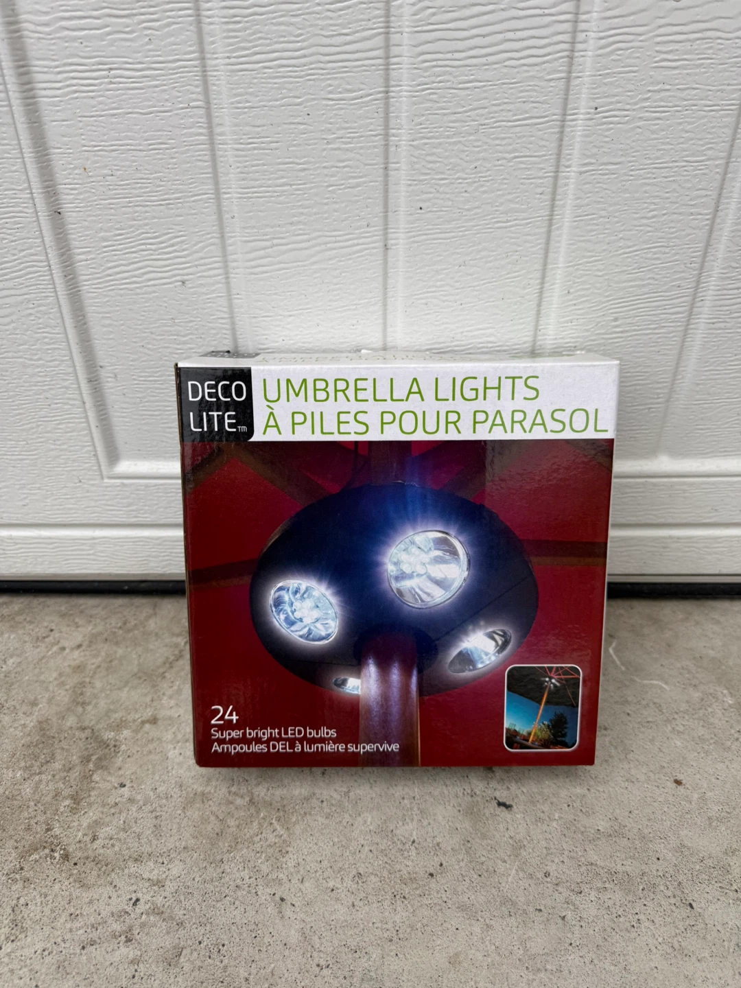 Deco Lite Umbrella Light & Solar Patio Umbrella String Lights - photo 2