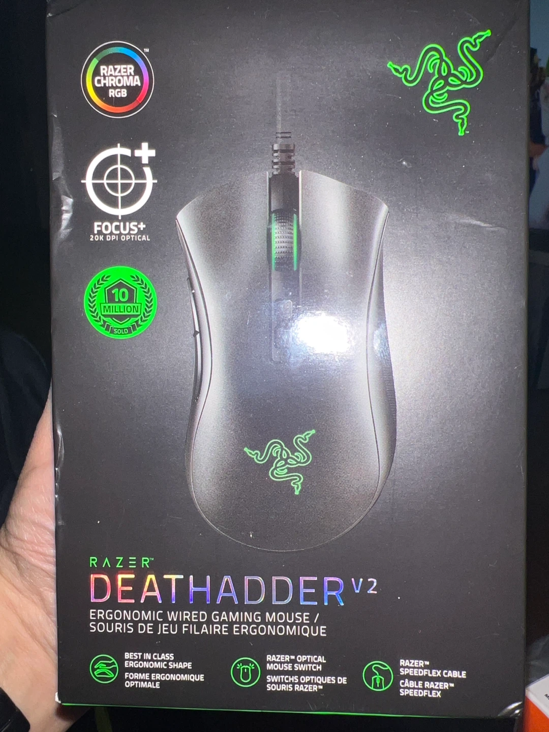 Razer DeathAdder V2 Ergonomic Wired Gaming Mouse - photo 2