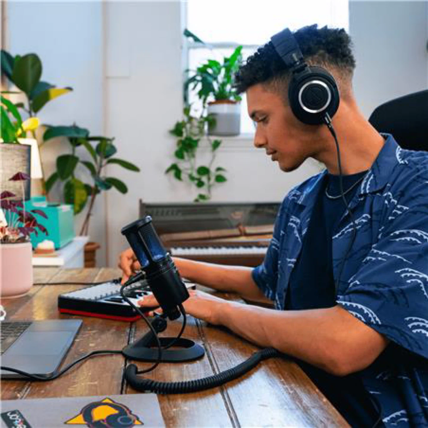 Audio-Technica AT2020X USB + Pop Killer dupe - photo 5