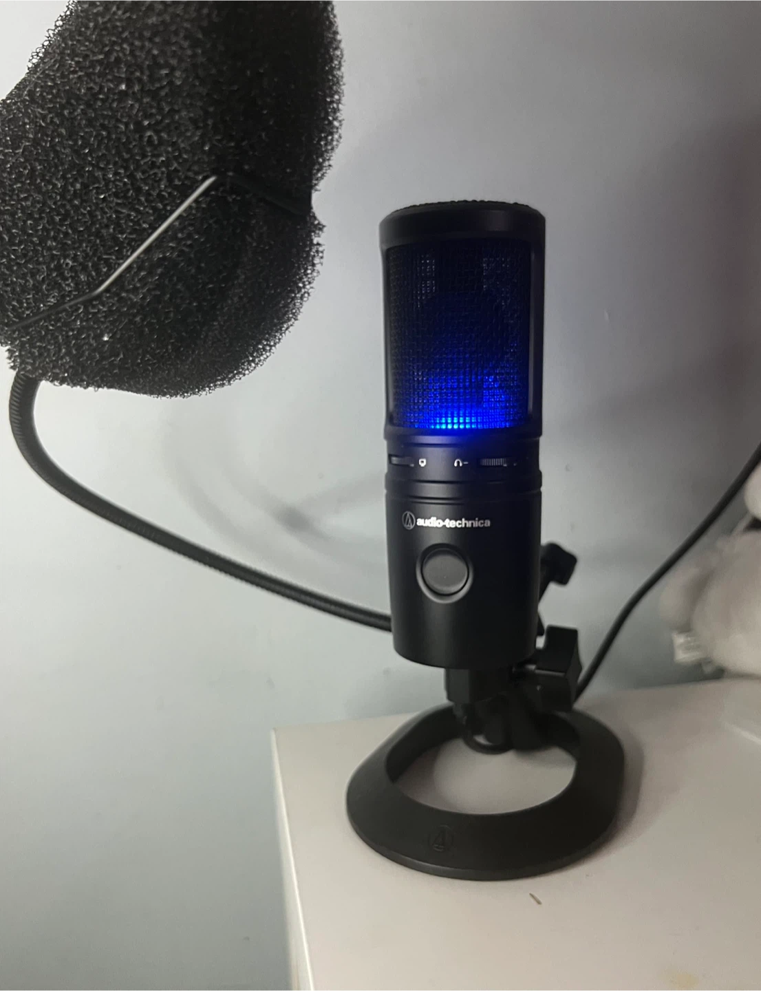 Audio-Technica AT2020X USB + Pop Killer dupe