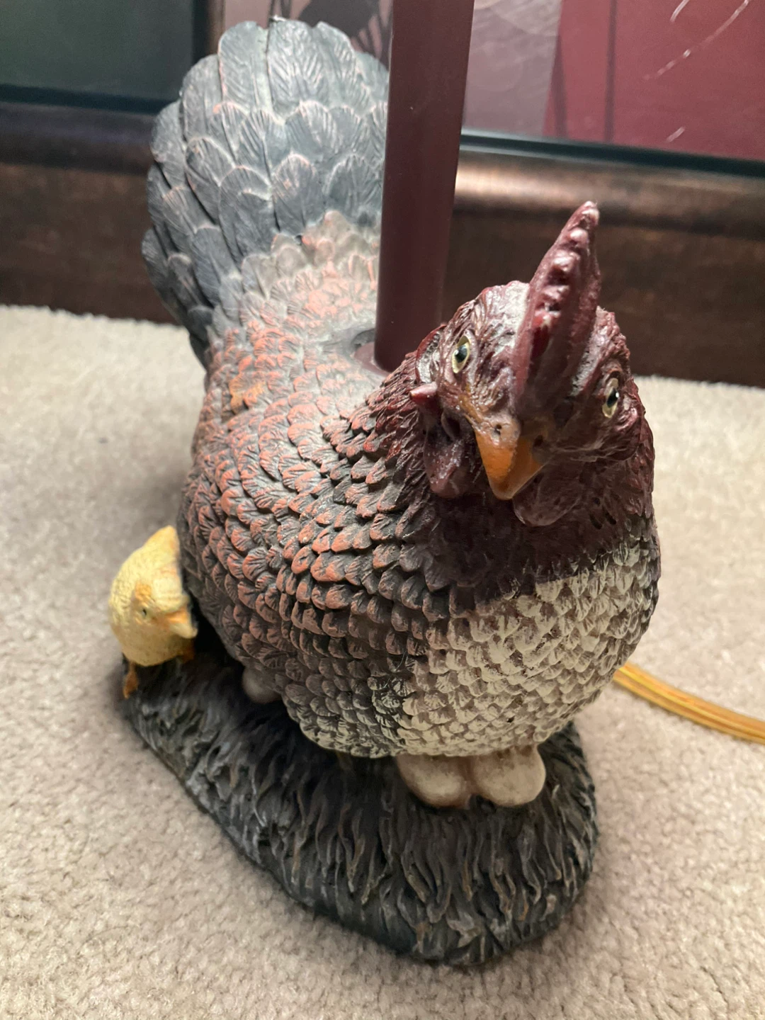 Chicken and Chick Table Lamp - photo 5