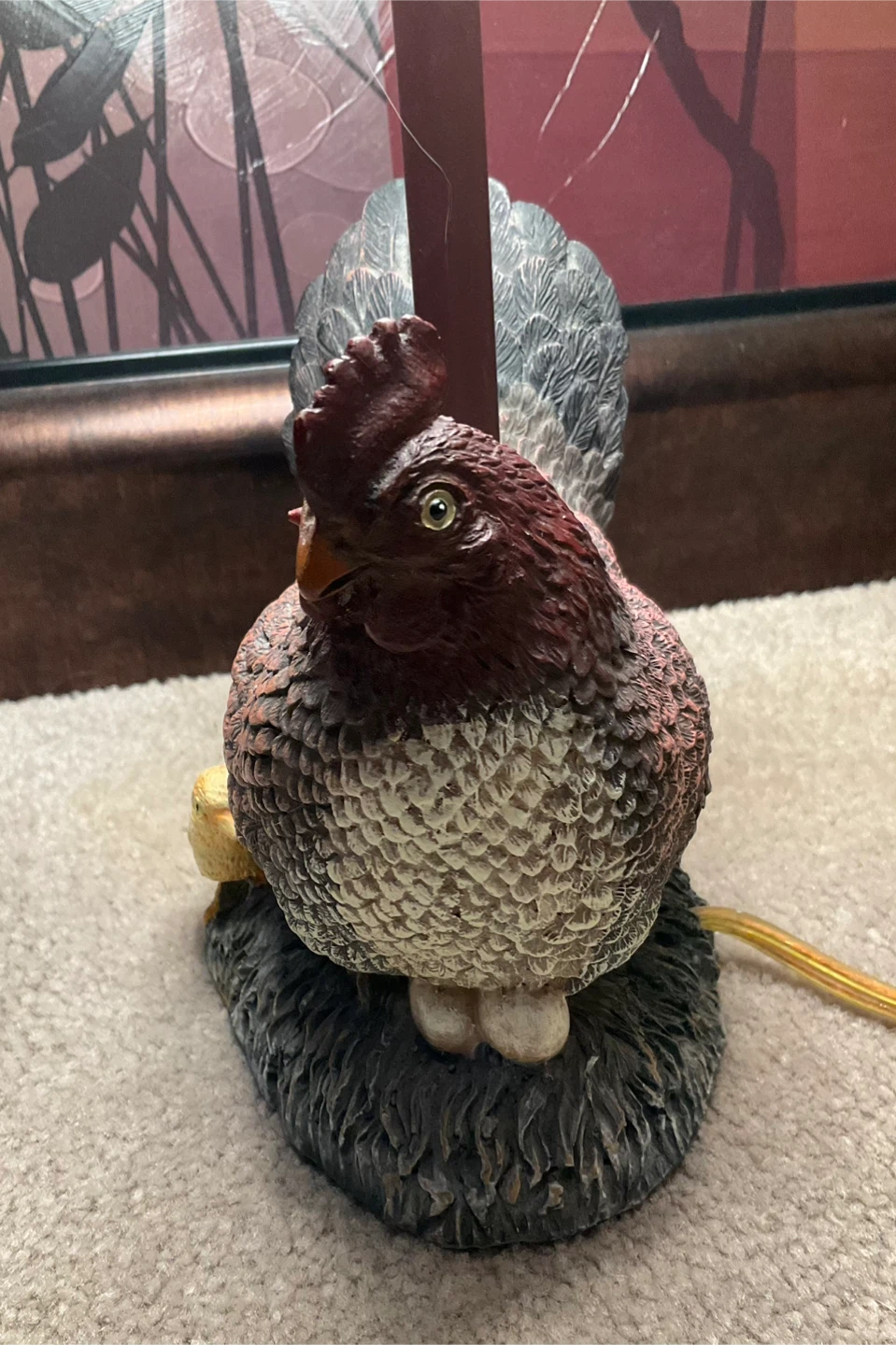 Chicken and Chick Table Lamp - photo 2
