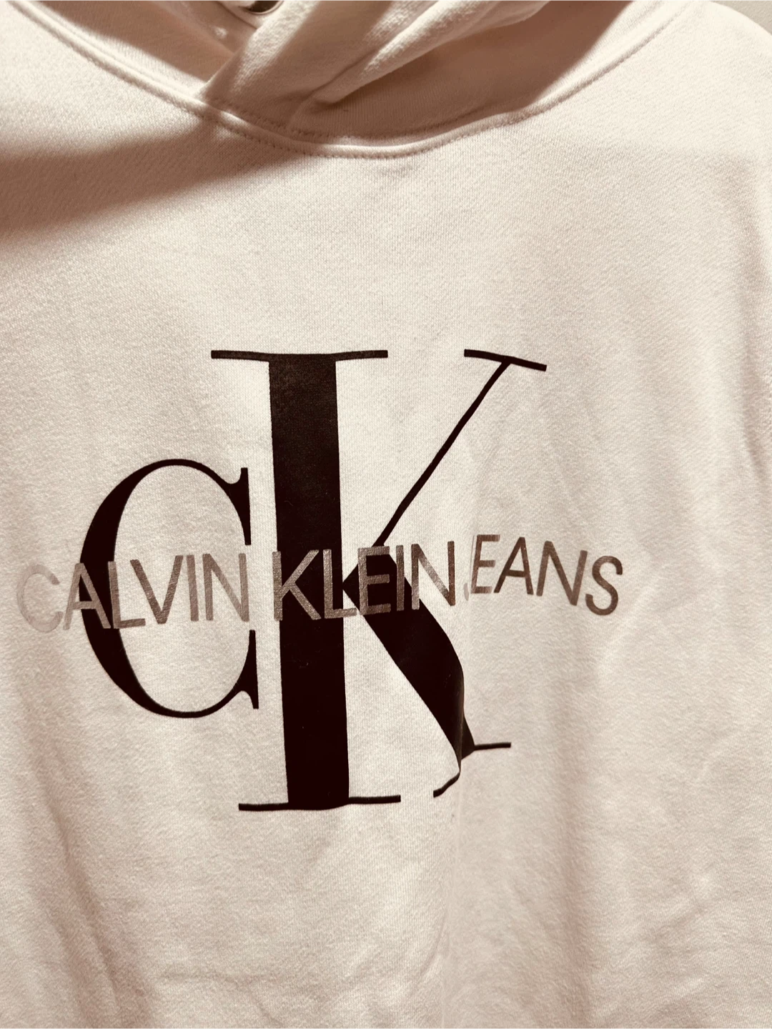 Calvin Klein Jeans White Hoodie Dress - photo 2