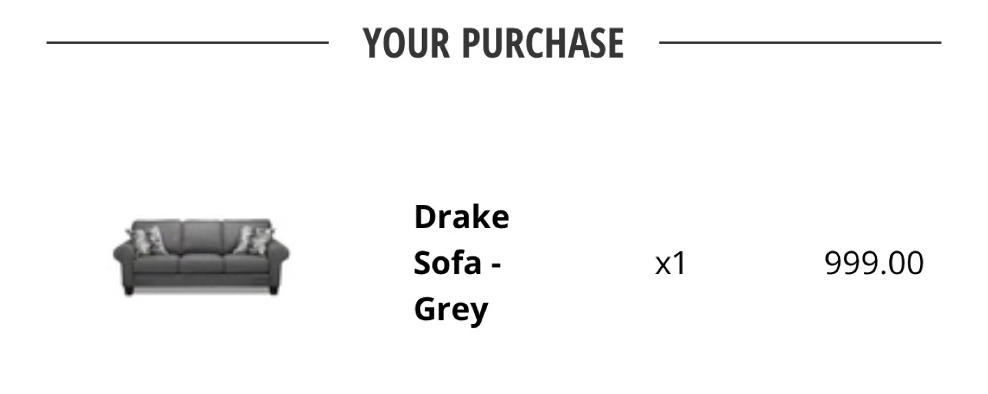 Drake Grey Sofa - photo 4
