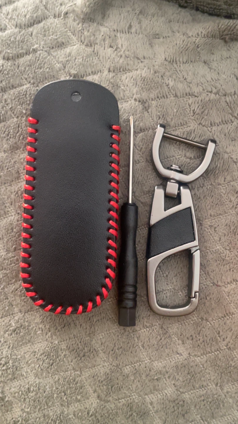 Mazda 4-Button Key Fob Cover with Keychain - photo 2