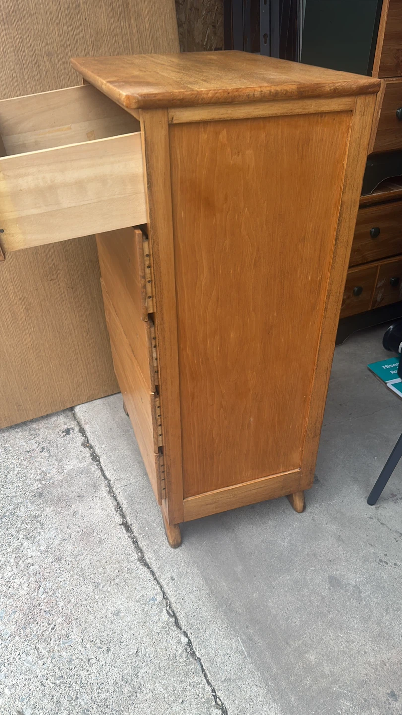 Vintage Wooden Dresser Chest of Drawers - photo 3