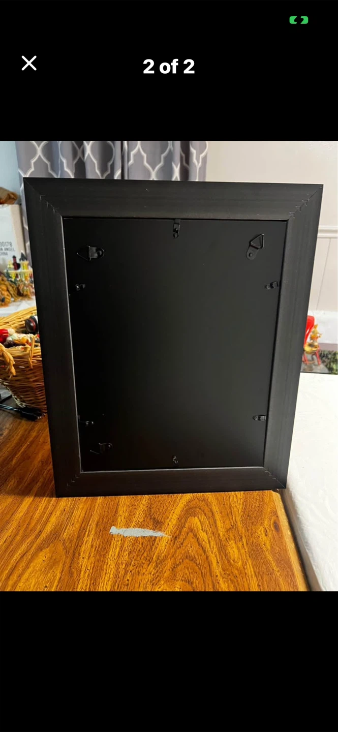 Black Picture Frame with Gold Accent - photo 2
