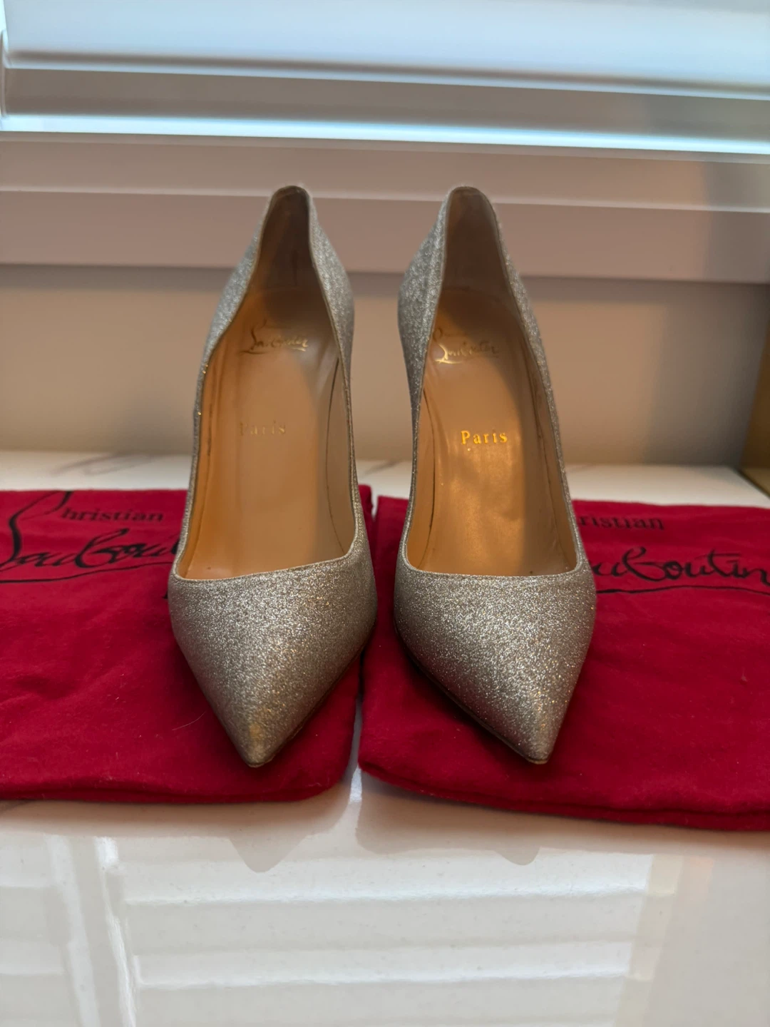 Christian Louboutin Glitter Heels - photo 4