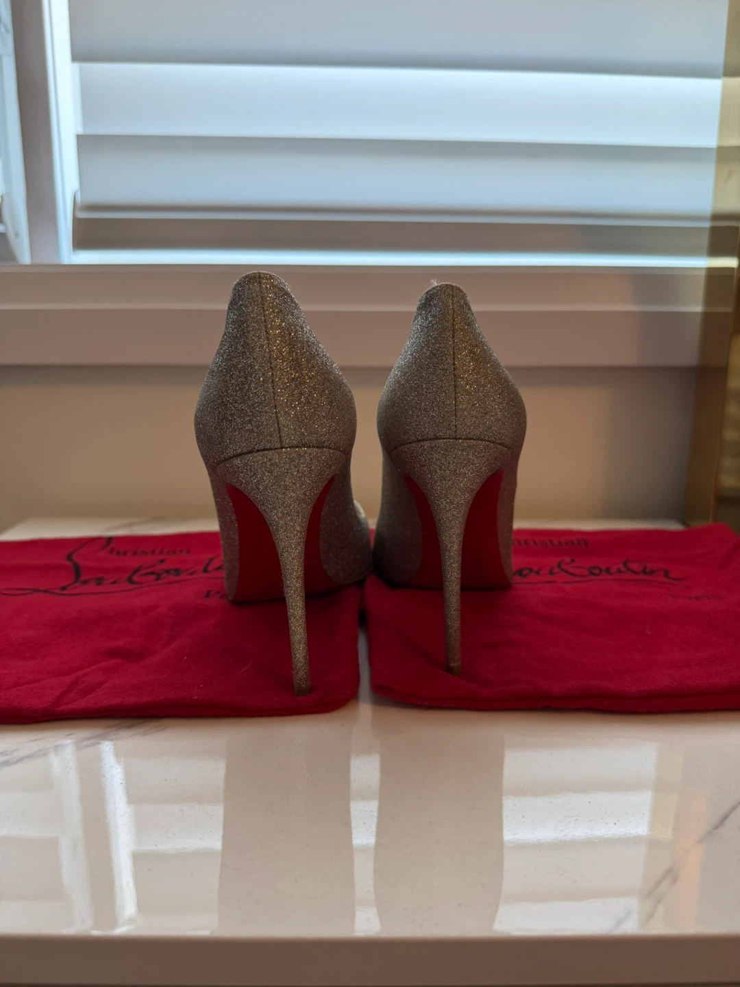 Christian Louboutin Glitter Heels - photo 5
