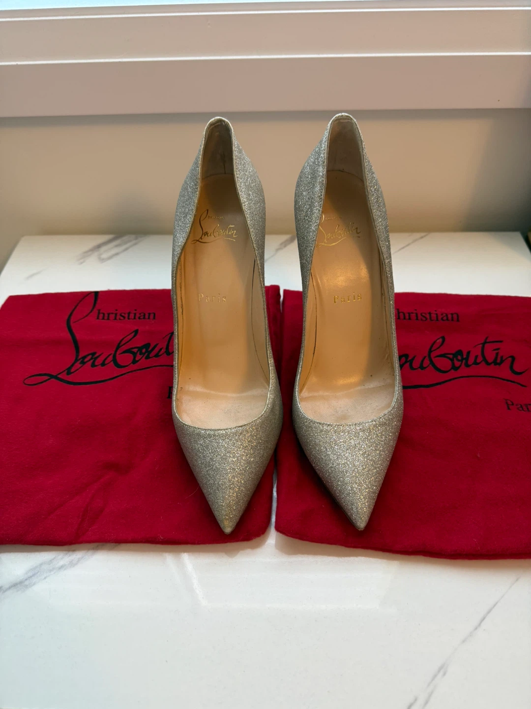 Christian Louboutin Glitter Heels - photo 2