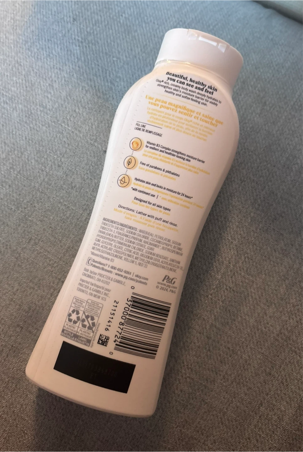 Olay Ultra Moisture Shea Butter Body Wash 364ml - photo 2
