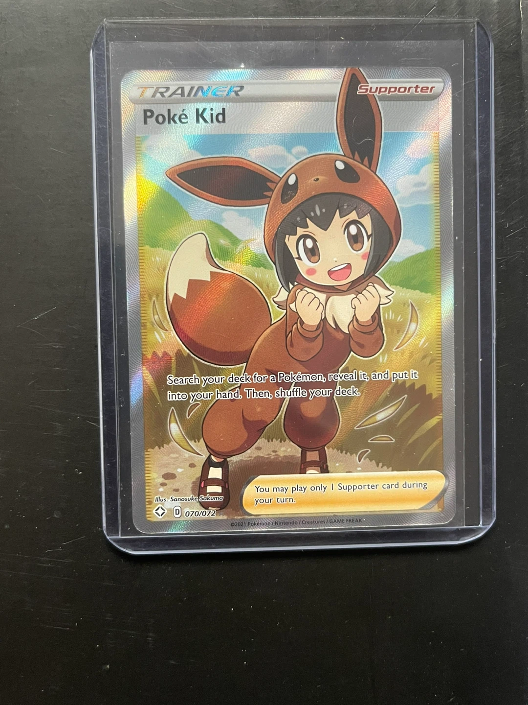 Pokemon Card - Poke Kid [FULL ART/HOLOFOIL] Shining Fates