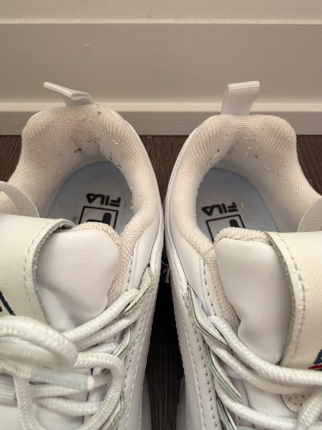 FILA chunky white sneakers size 7 1/2 - photo 2