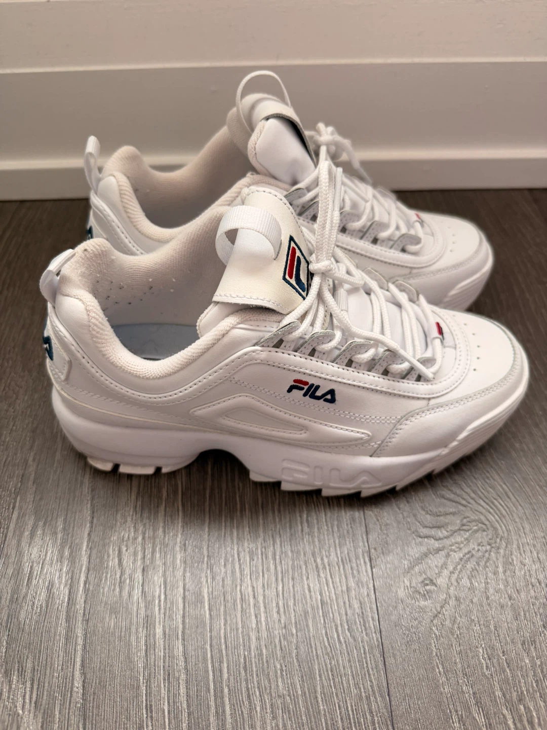 FILA chunky white sneakers size 7 1/2 - photo 3