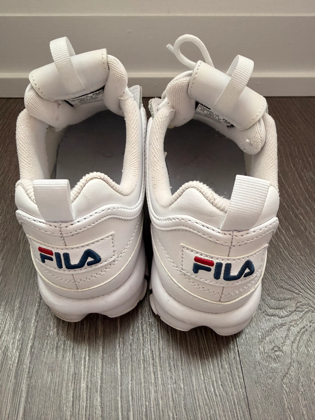 FILA chunky white sneakers size 7 1/2 - photo 4