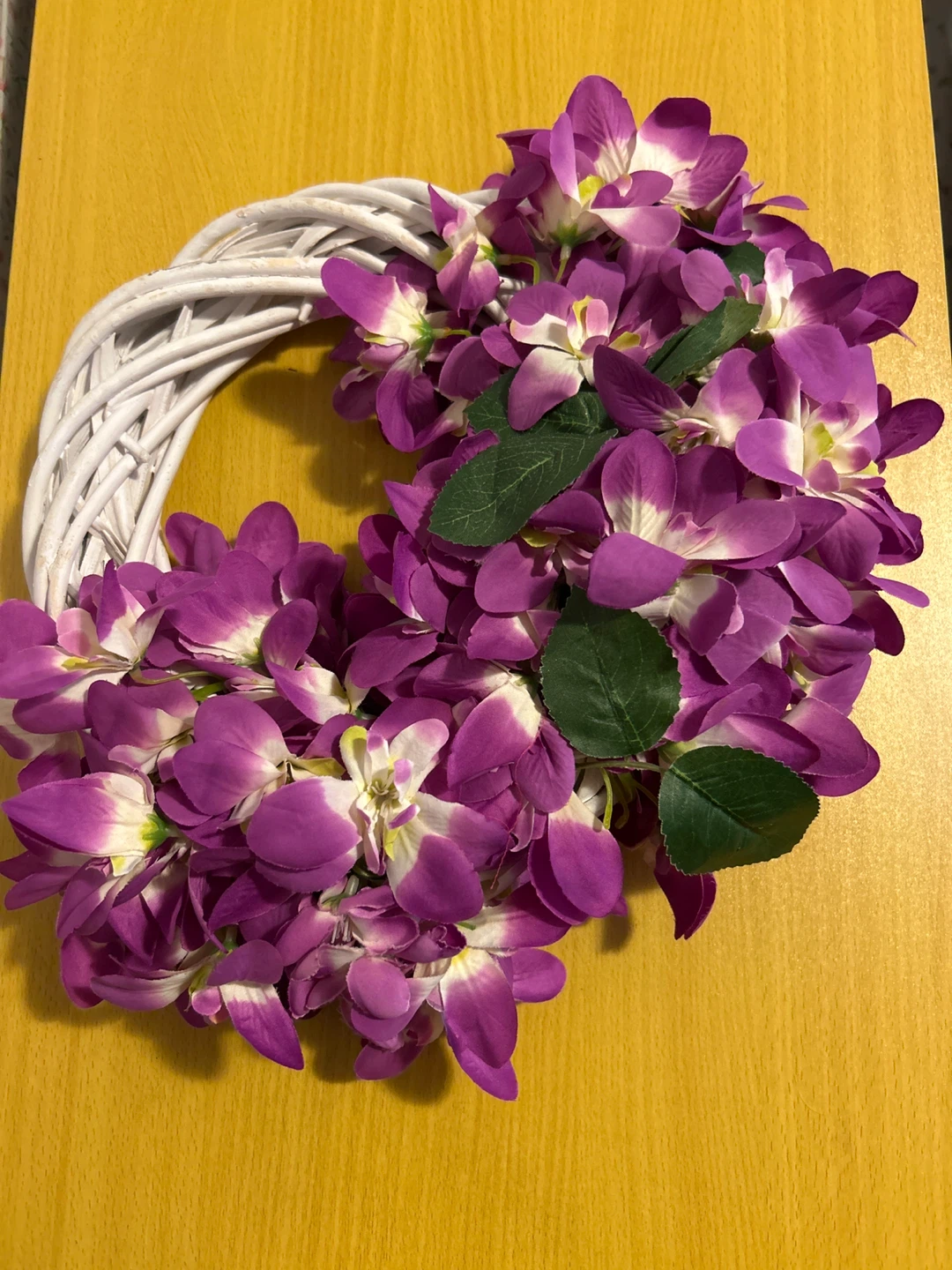 Purple Orchid Wreath - photo 2