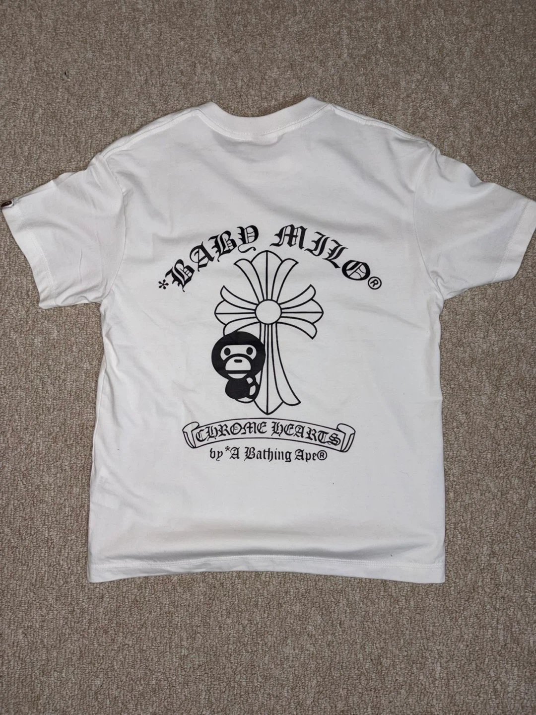 A Bathing Ape x Chrome Hearts Baby Milo T-Shirt