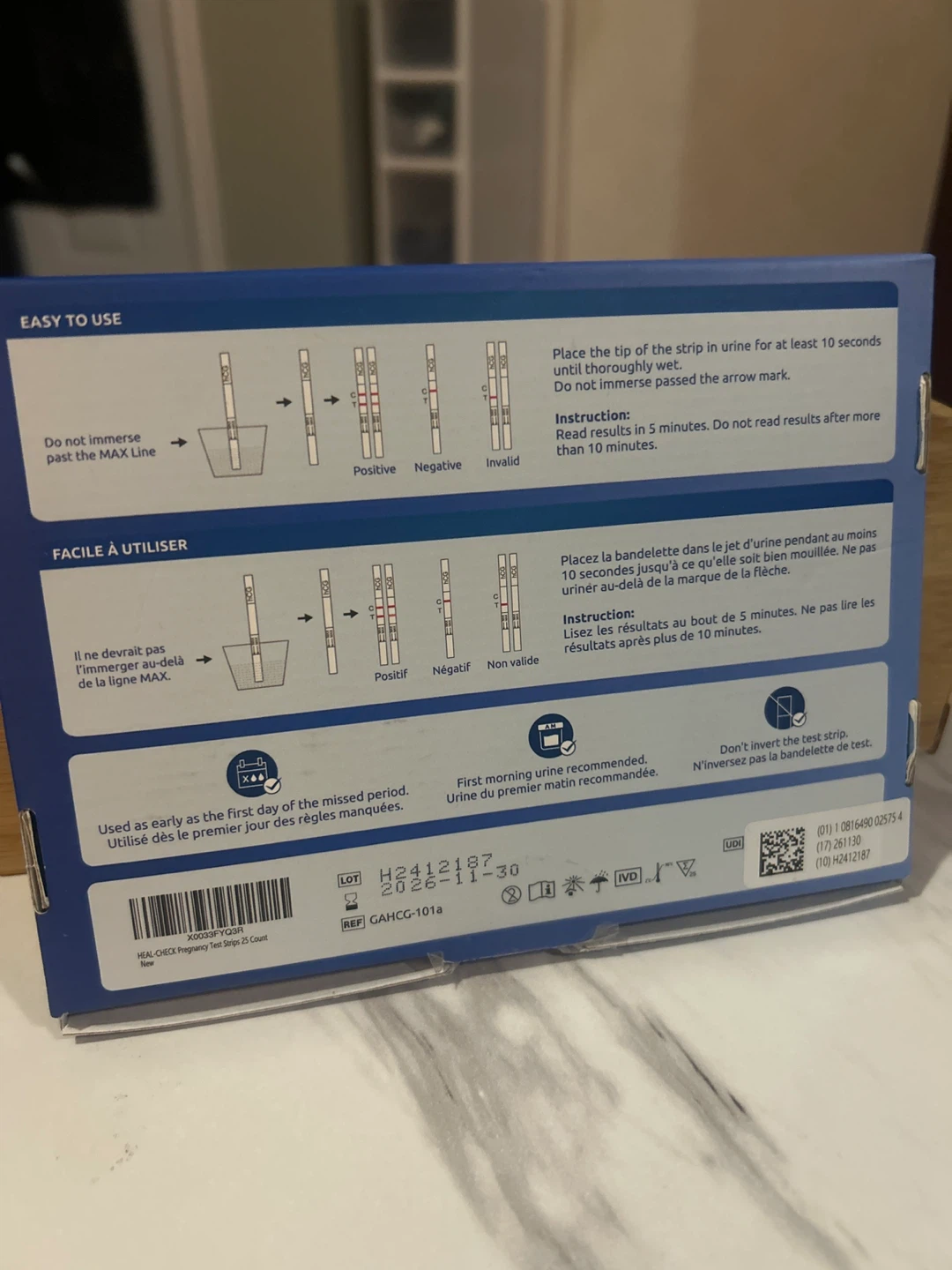 Heal-Check Pregnancy Rapid Tests - 10 Count - photo 2