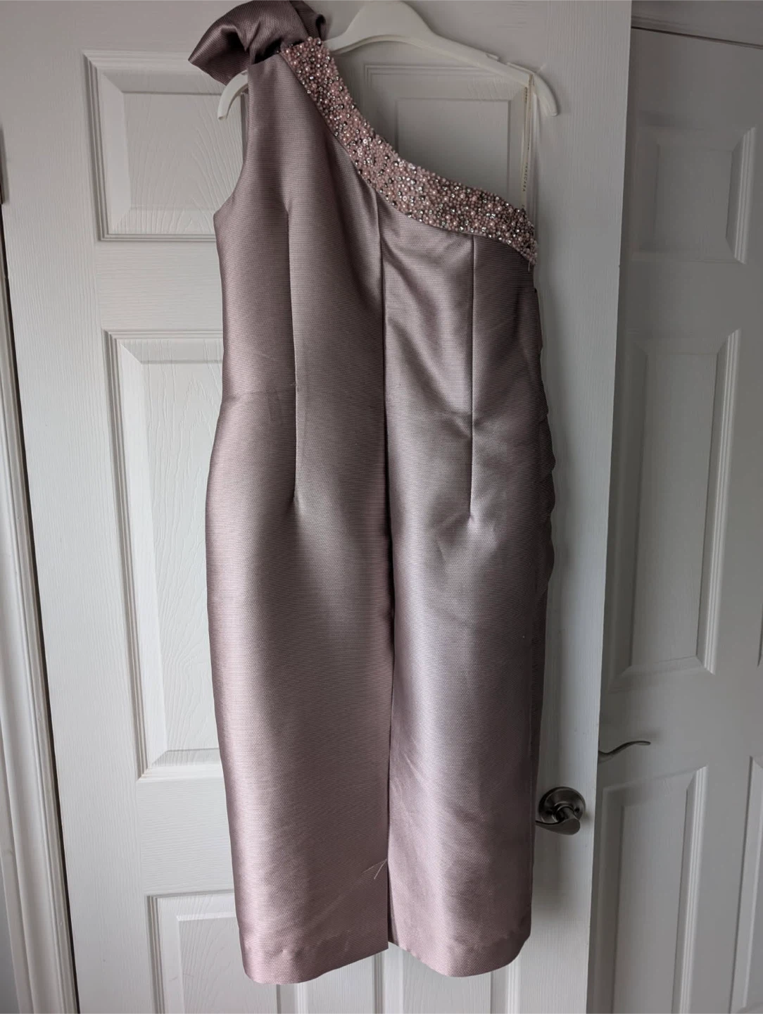 Frascara One Shoulder Beaded Dress Size 12 - photo 3