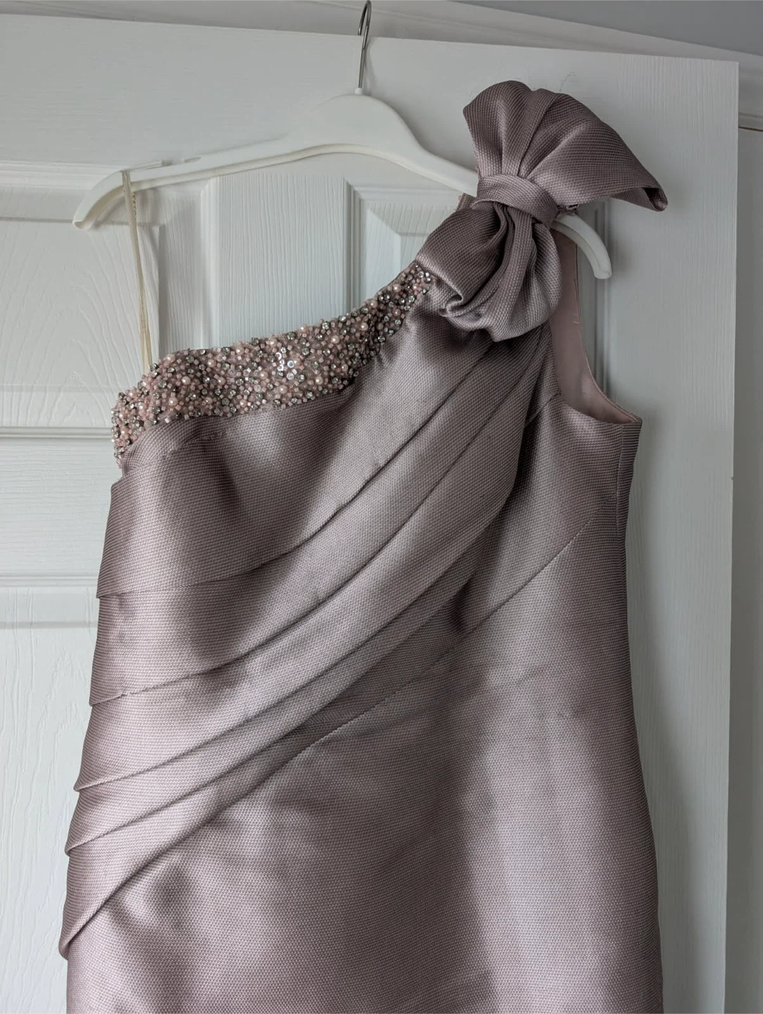 Frascara One Shoulder Beaded Dress Size 12 - photo 2