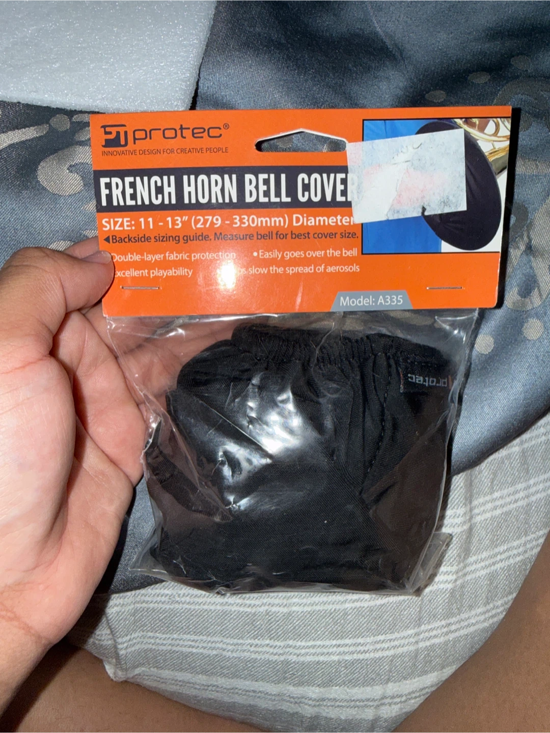 Protec French Horn Bell Cover - Black