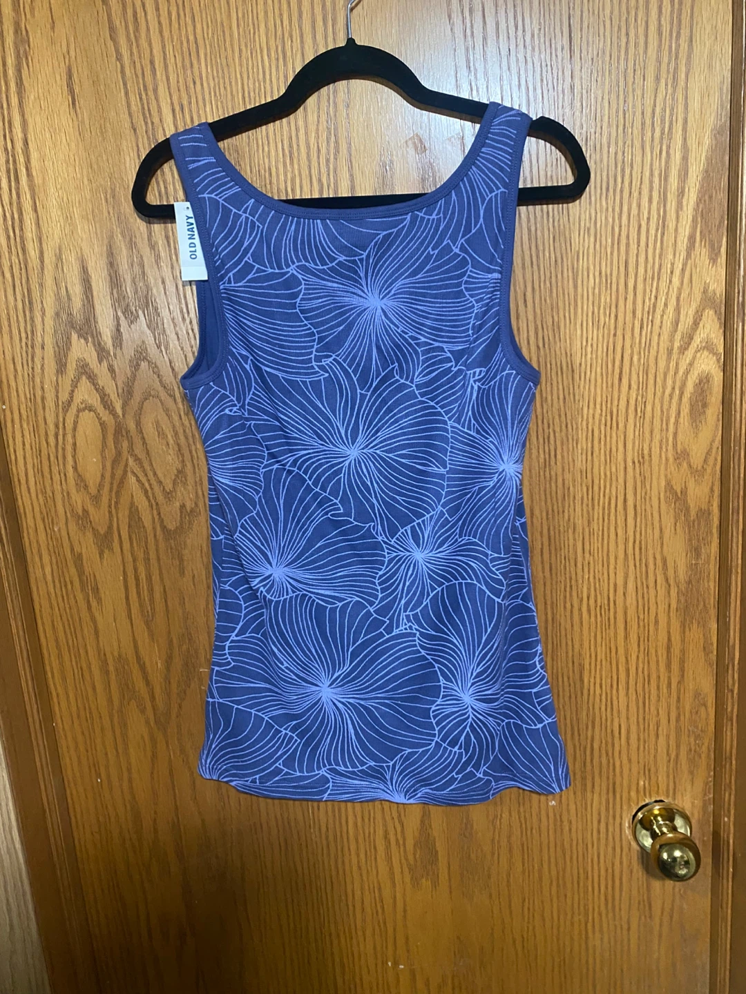 Purple tank floral print - photo 4