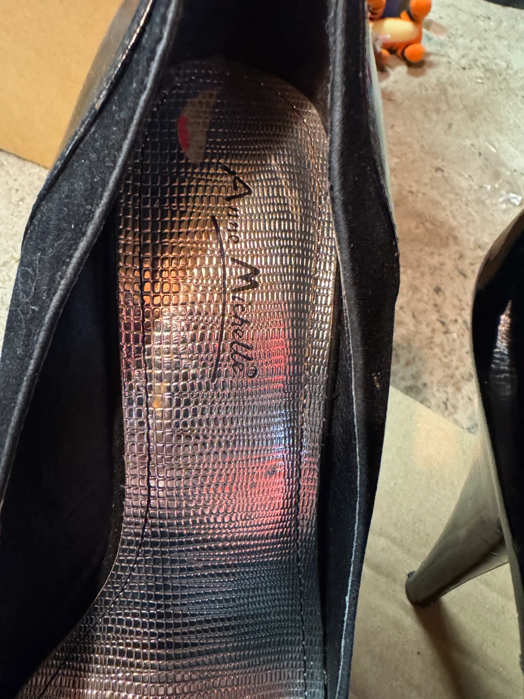 Anne Michelle Black Heels - Size 10 - photo 2