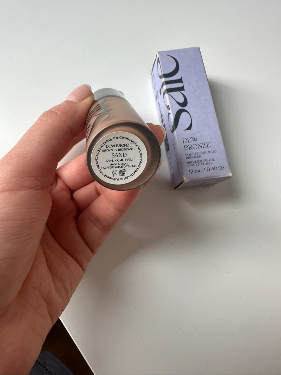 Saie Dew Bronze Liquid Bronzer in Sand - photo 3