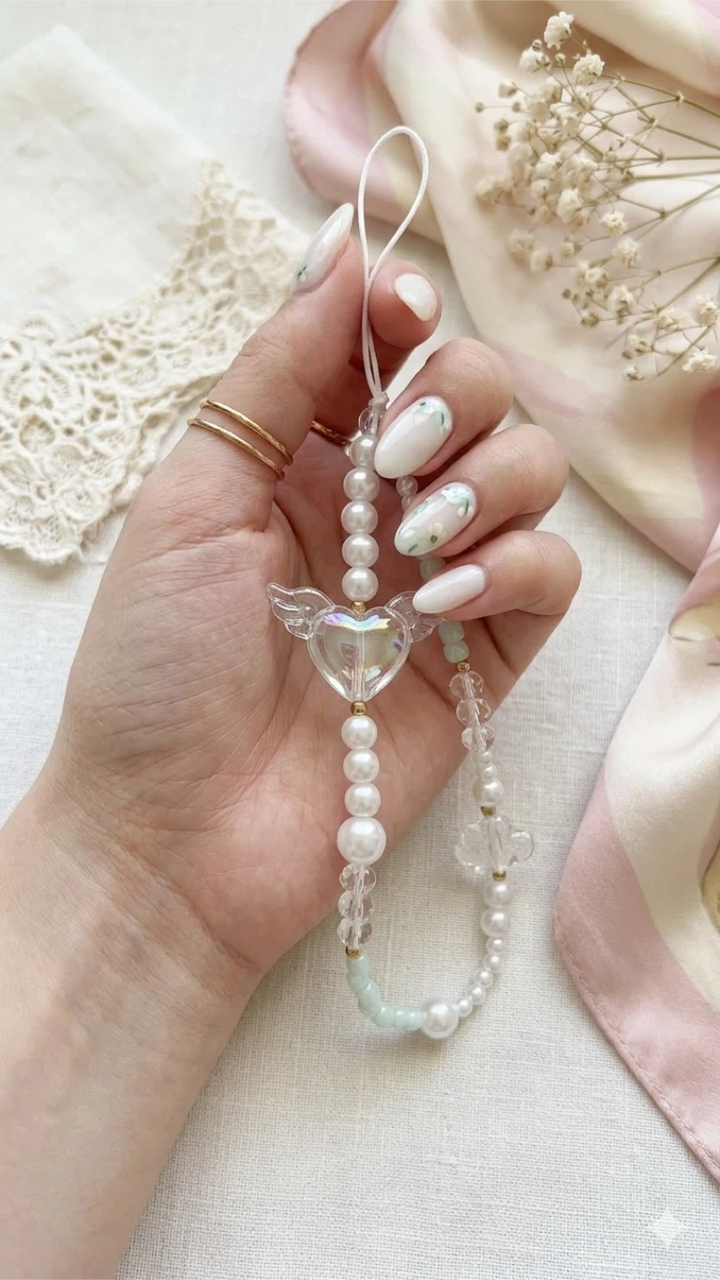 Cute handmade phone strap