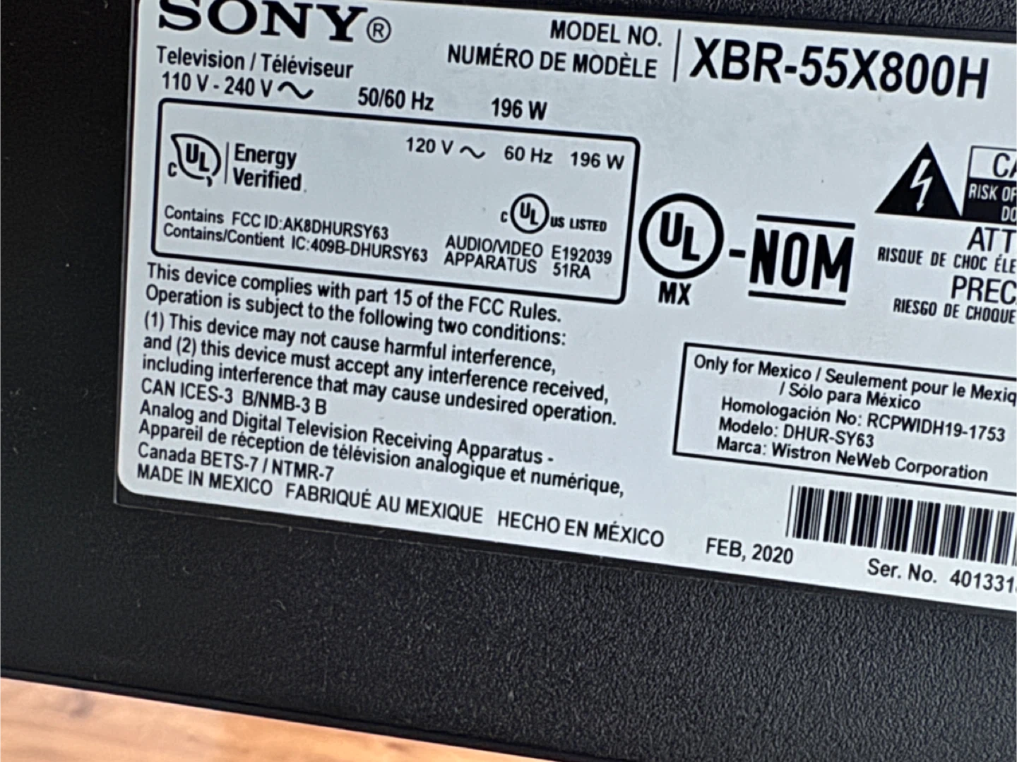 Sony 55" 4K UHD Smart TV - photo 3