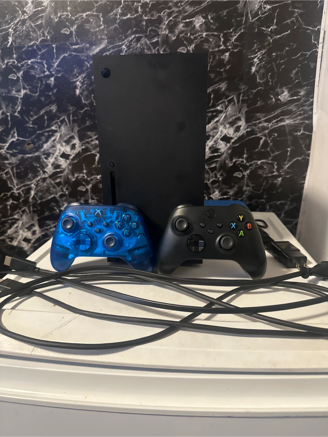 Xbox Series X Console with Two Controllers
