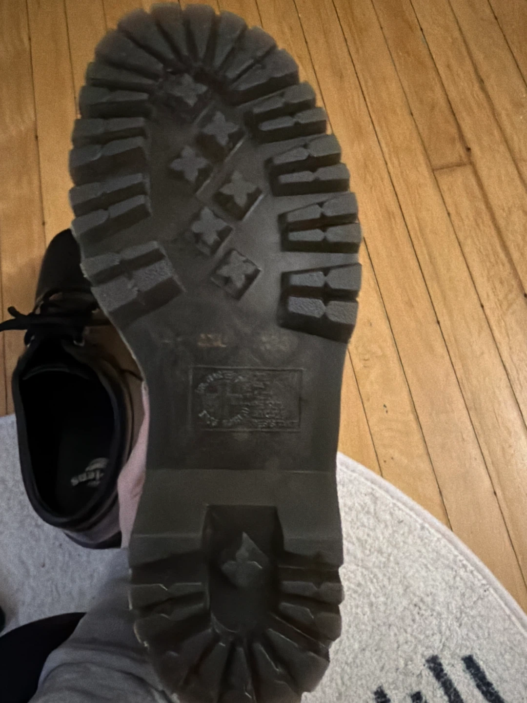 Dr. Martens Black Platform Oxford Shoes sz 8 - photo 3