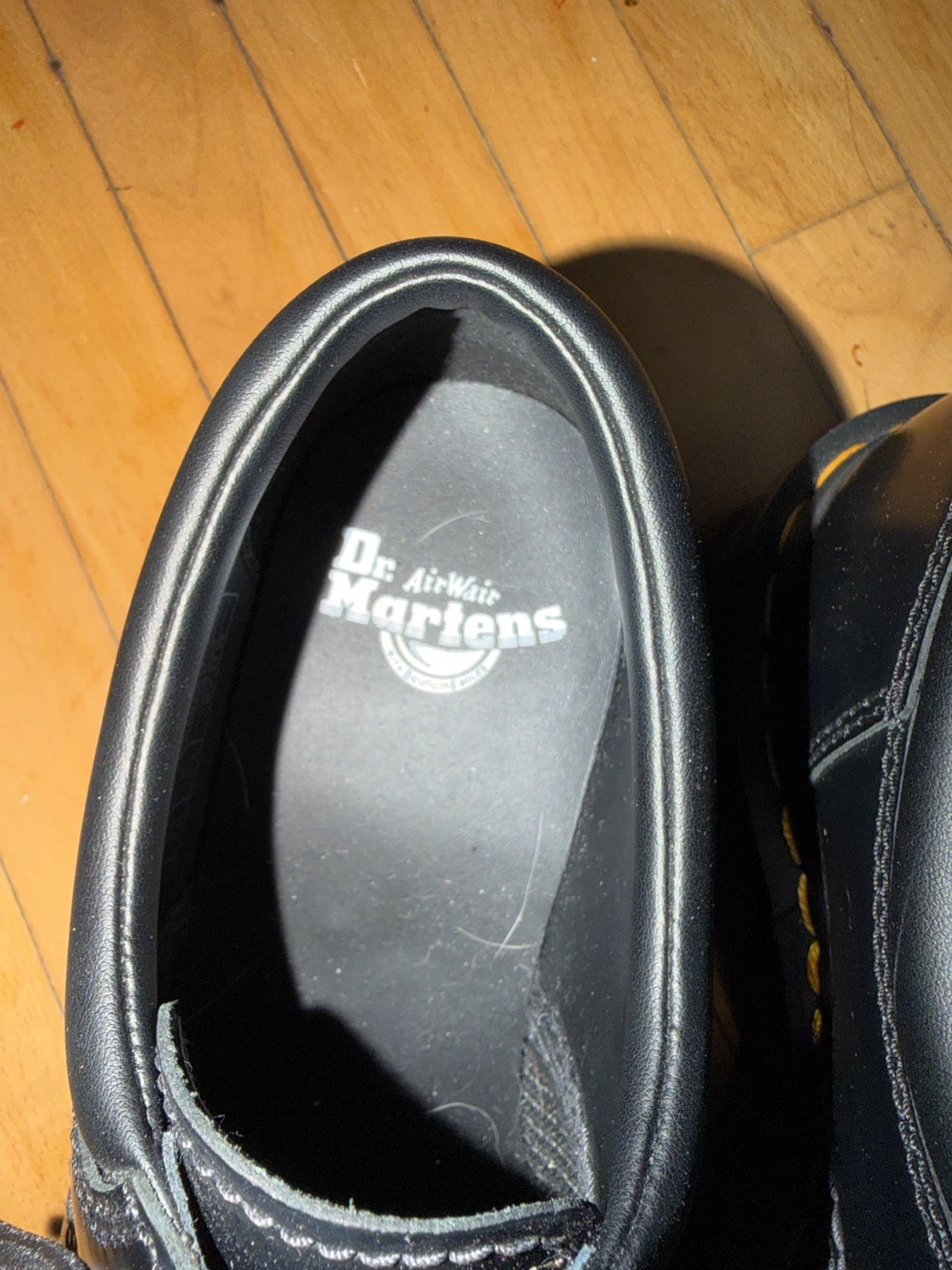 Dr. Martens Black Platform Oxford Shoes sz 8 - photo 2