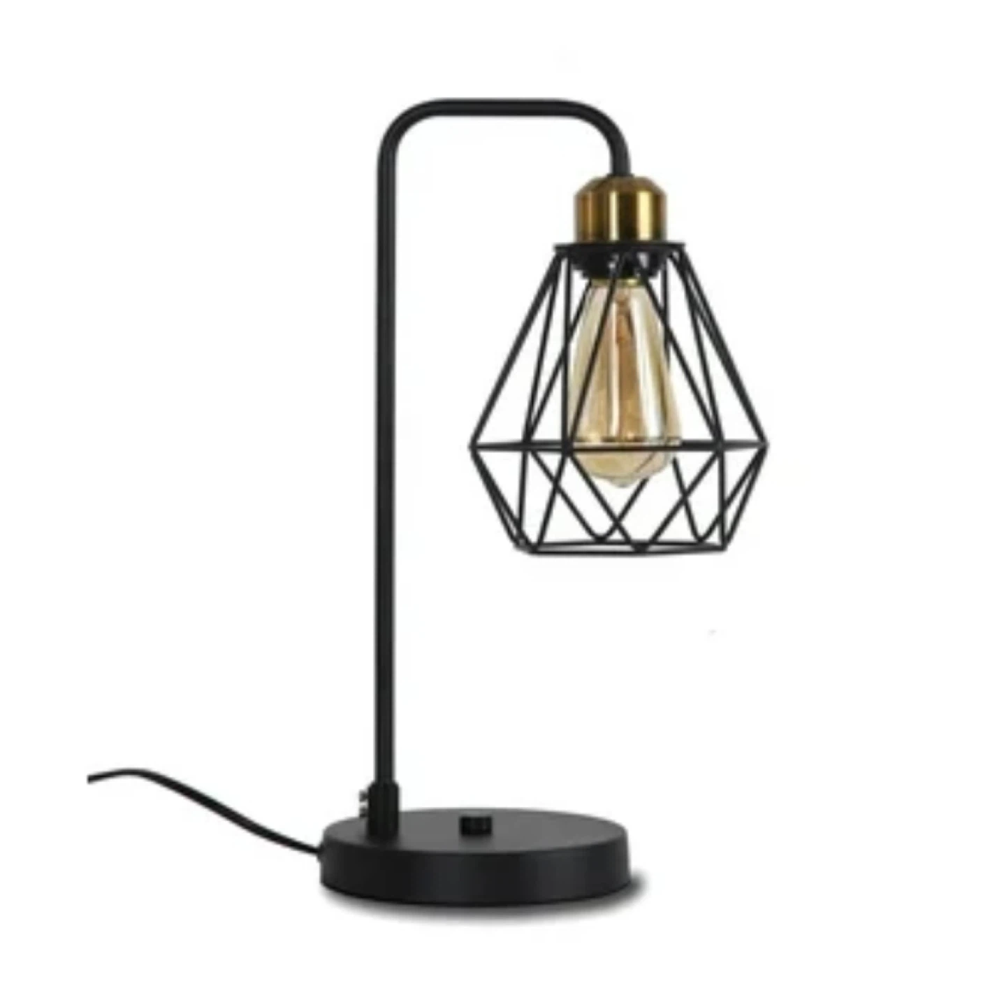 New Industrial Cage Light Table Lamp