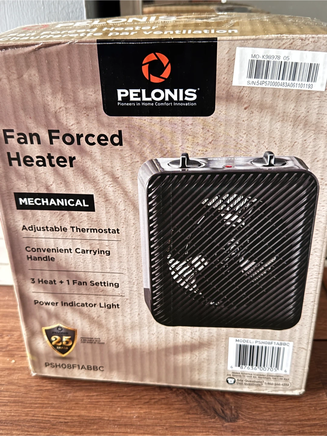 Pelonis Fan Forced Heater