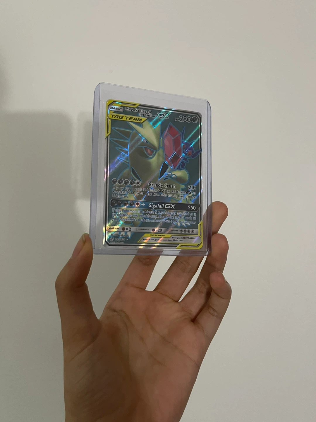 Pokemon Card - Mega Sableye&TyranitarGX [FULL ART] Unified Minds - photo 3
